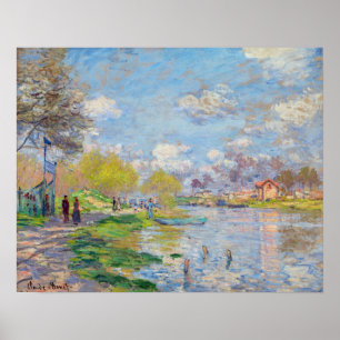 Claude Monet - Frühling an der Seine Poster