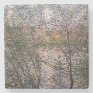 Claude Monet - Frühling durch die Zweige Steinuntersetzer