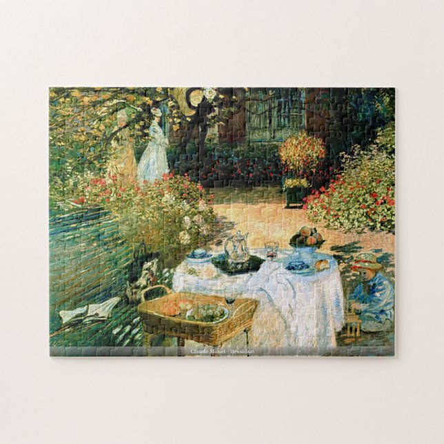 Claude Monet - Frühstückspuzzlespiel Puzzle (Horizontal)