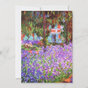Claude Monet Garden at Giverny Einladung