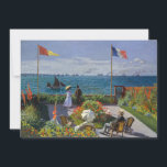 Claude Monet - Garten bei Sainte-Adresse Dankeskarte<br><div class="desc">Garten bei Sainte-Adresse / Terrasse bei Sainte-Adresse - Claude Monet,  Öl auf Leinwand,  1867</div>