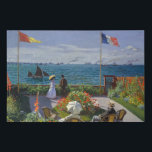 Claude Monet - Garten bei Sainte-Adresse Künstlicher Leinwanddruck<br><div class="desc">Garten bei Sainte-Adresse / Terrasse bei Sainte-Adresse - Claude Monet,  Öl auf Leinwand,  1867</div>