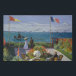 Claude Monet - Garten bei Sainte-Adresse Künstlicher Leinwanddruck<br><div class="desc">Garten bei Sainte-Adresse / Terrasse bei Sainte-Adresse - Claude Monet,  Öl auf Leinwand,  1867</div>