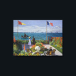 Claude Monet - Garten bei Sainte-Adresse Leinwanddruck<br><div class="desc">Garten bei Sainte-Adresse / Terrasse bei Sainte-Adresse - Claude Monet,  Öl auf Leinwand,  1867</div>