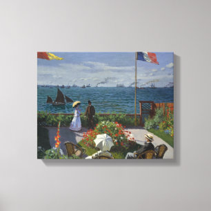 Claude Monet - Garten bei Sainte-Adresse Leinwanddruck