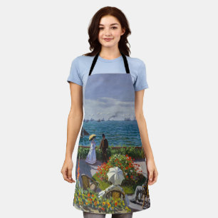 Claude Monet - Garten bei Sainte-Adresse Schürze