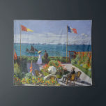 Claude Monet - Garten bei Sainte-Adresse Wandteppich<br><div class="desc">Garten bei Sainte-Adresse / Terrasse bei Sainte-Adresse - Claude Monet,  Öl auf Leinwand,  1867</div>
