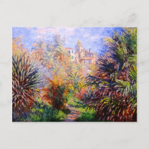 Claude Monet: Gärten der Villa Moreno Bordighe Postkarte