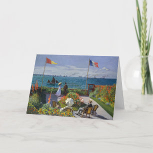 Claude Monet - Garten in Sainte-Adresse Karte