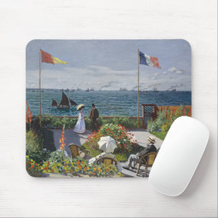 Claude-Monet-Garten in Sainte-Adresse Kunstprint Mousepad