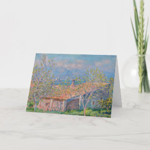Claude Monet - Gartenhaus bei Antibes Karte