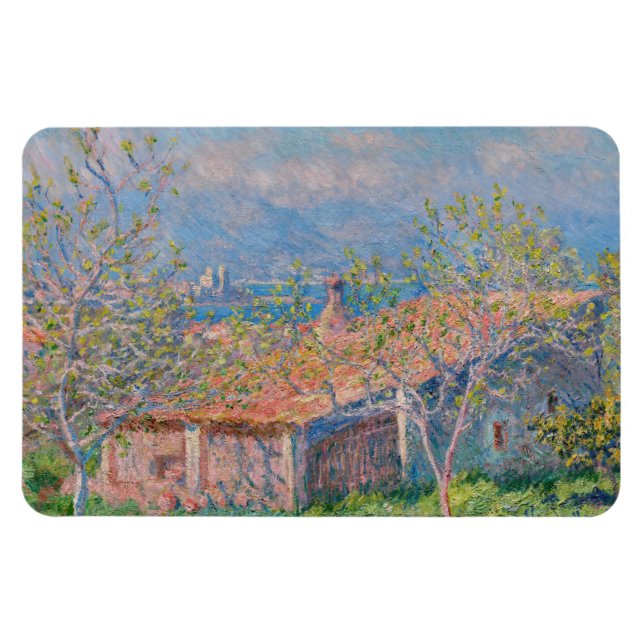 Claude Monet - Gartenhaus bei Antibes Magnet (Horizontal)