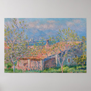 Claude Monet - Gartenhaus bei Antibes Poster