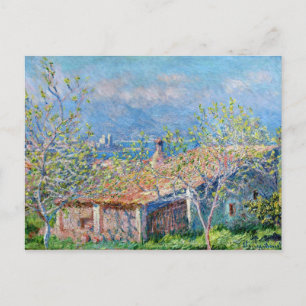 Claude Monet: Gartenhaus bei Antibes Postkarte