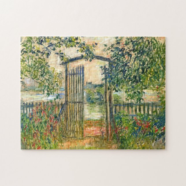 Claude Monet: Gartentorbei Vetheuil Puzzle (Horizontal)