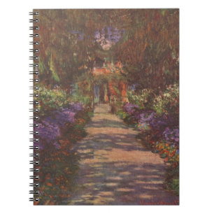 Claude Monet - Gartenweg - 1902 Notizblock