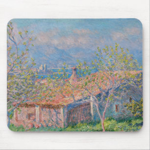 Claude Monet - Gärtnerhaus in Antibes Mousepad