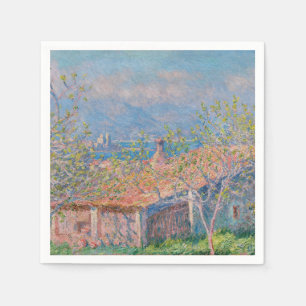 Claude Monet - Gärtnerhaus in Antibes Serviette