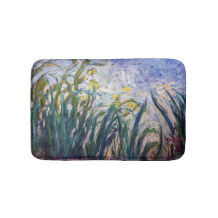 Claude Monet - Gelbe und Lila Irische Badematte