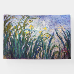Claude Monet - Gelbe und Lila Irische Banner