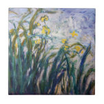 Claude Monet - Gelbe und Lila Irische Fliese<br><div class="desc">Gelbe und Lila Irische / Iris jaunes et mauves - Claude Monet,  Oil on Leinwand,  1924-1925</div>