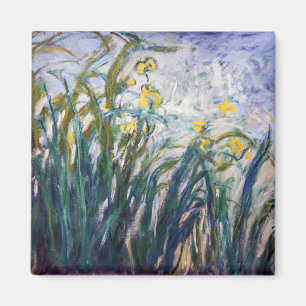 Claude Monet - Gelbe und Lila Irische Magnet