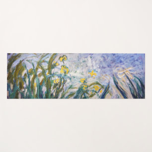 Claude Monet - Gelbe und Lila Irische Yogamatte
