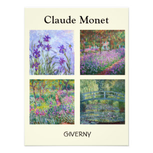 Claude Monet - Giverny Meisterwerke Auswahl Fotodruck