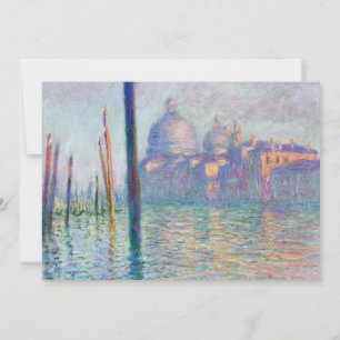 Claude Monet - Grand Canal, Venedig Dankeskarte