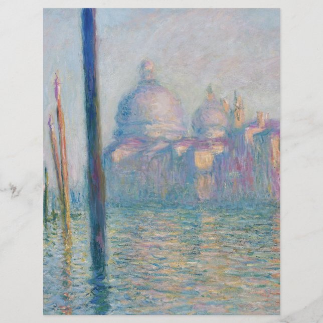 Claude Monet Grand Canal Venedig Italien Reisen (Vorderseite)
