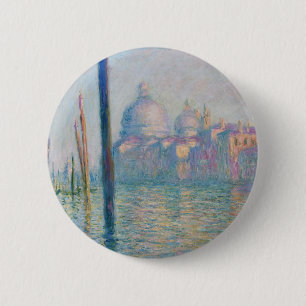 Claude Monet Grand Canal Venedig Italien Reisen Button