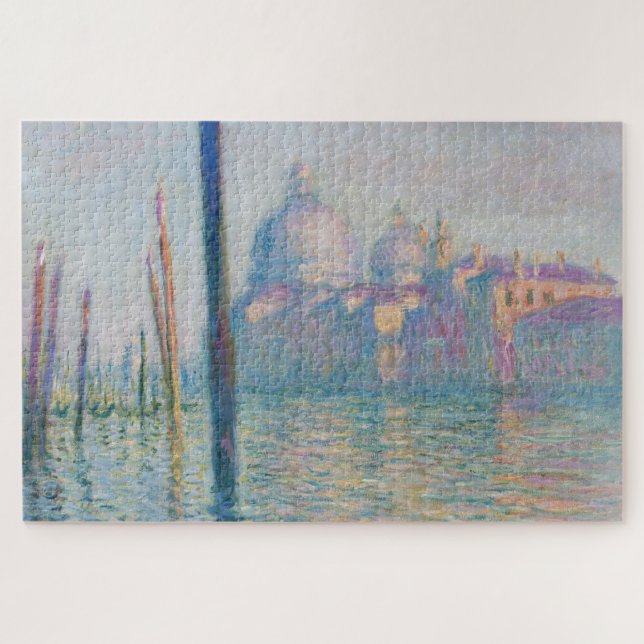 Claude Monet Grand Canal Venedig Italien Reisen Puzzle (Horizontal)