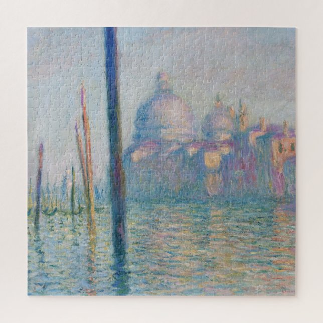 Claude Monet Grand Canal Venedig Puzzle (Vertikal)
