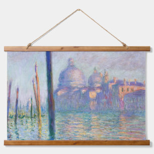 Claude Monet - Grand Canal, Venedig Wandteppich Mit Holzrahmen