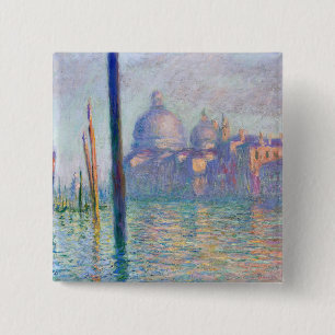 Claude Monet - Großer Kanal, Venedig Button