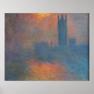 Claude Monet - Häuser des Parlaments London Poster