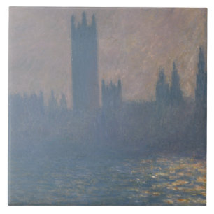 Claude Monet - Häuser des Parlaments, Sonnenlicht Fliese