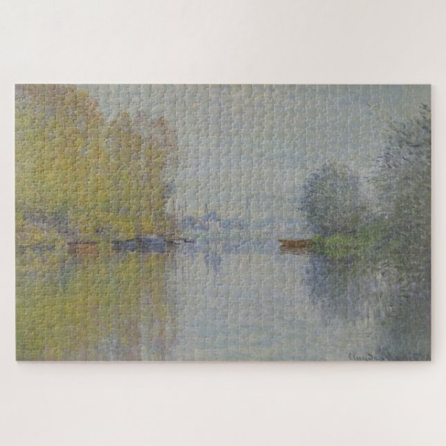 Claude Monet Herbst an der Seine Puzzle (Horizontal)