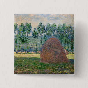 Claude Monet - Heuhaufen bei Giverny Button