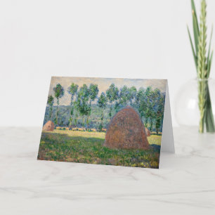 Claude Monet - Heuhaufen bei Giverny Karte