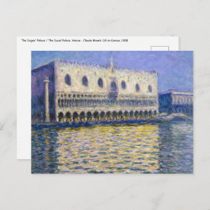 Claude Monet - Hoges-Palast Postkarte