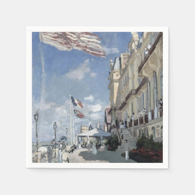 Claude Monet Hôtel des Roches Noires, Trouville Serviette (Vorderseite)