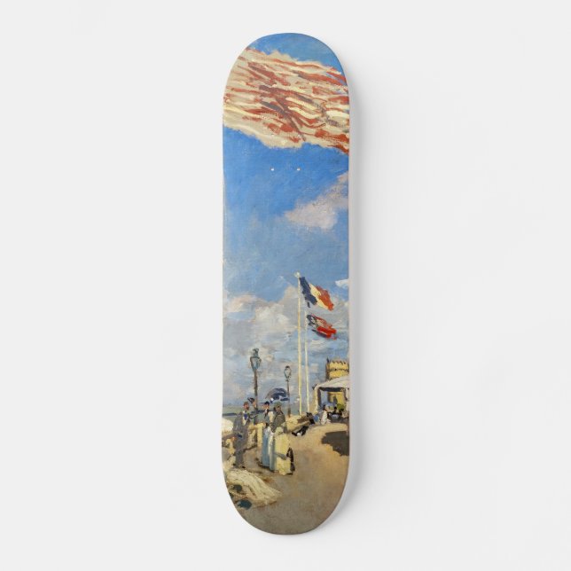 Claude Monet - Hotel des Roches Noires, Trouville Skateboard (Vorderseite)