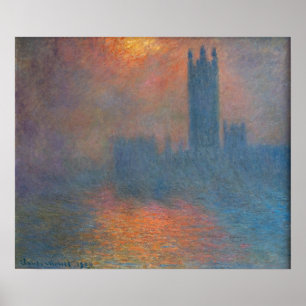 Claude Monet - Houses of Parliament London Poster