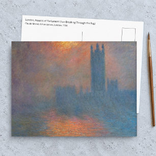 Claude Monet - Houses of Parliament London Postkarte