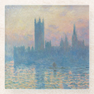Claude Monet Houses of Parliament Sonnenuntergang Glasuntersetzer