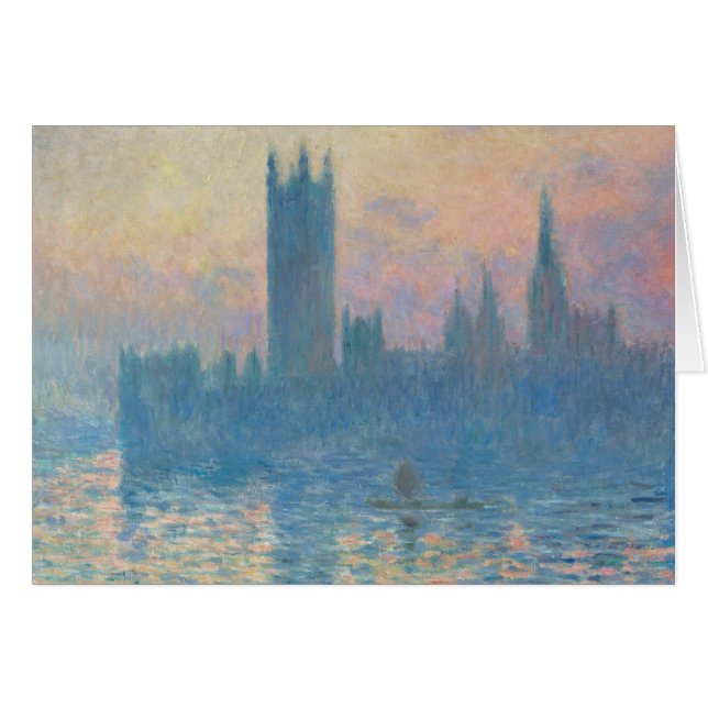 Claude Monet Houses of Parliament Sunset (Vorderseite (Horizontal))