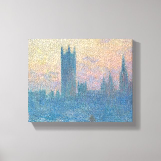 Claude Monet Houses of Parliament Sunset Leinwanddruck (Vorderseite)