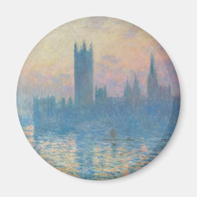 Claude Monet Houses of Parliament Sunset Magnet (Vorne)