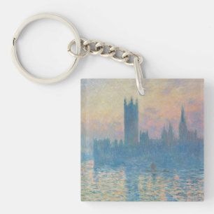 Claude Monet Houses of Parliament Sunset Schlüsselanhänger